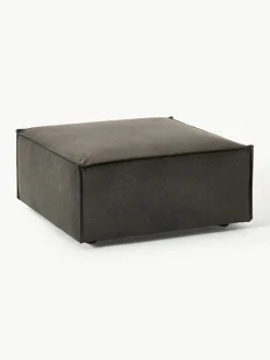 Voetenbank Lennon van gerecycled leer
