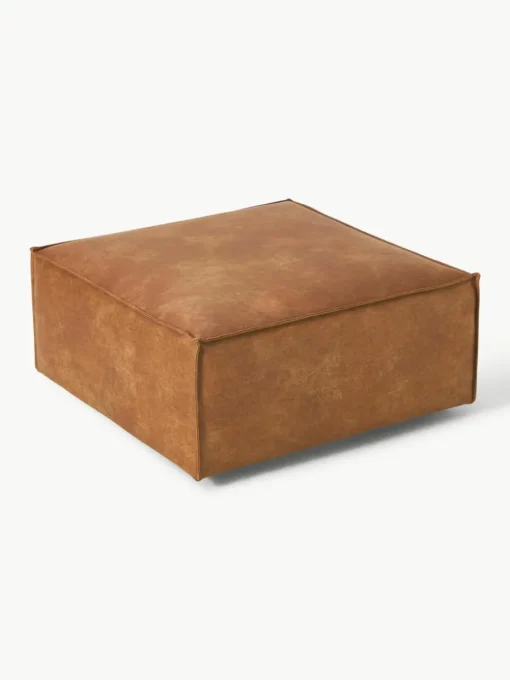 Voetenbank Lennon van gerecycled leer