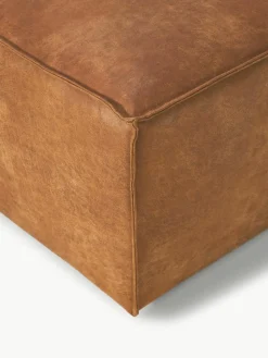 Voetenbank Lennon van gerecycled leer