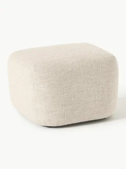 Voetenbank Wolke van bouclé