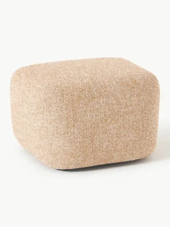 Voetenbank Wolke van bouclé
