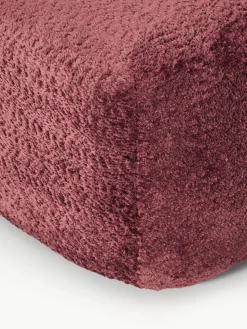Voetenbank Wolke van teddy-bouclé