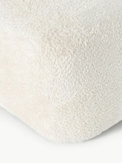 Voetenbank Wolke van teddy-bouclé