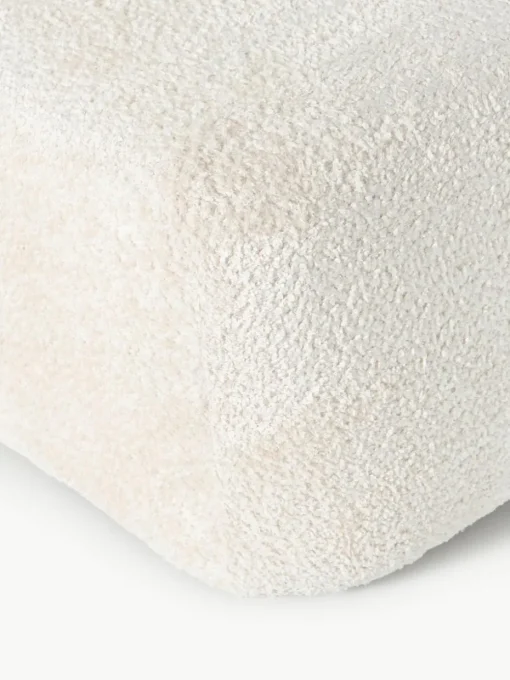 Voetenbank Wolke van teddy-bouclé
