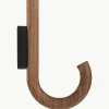 Walnoothouten wandhaak Umbrella, in verschillende formaten
