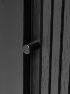 Wand nachtkastje Calary met geribde voorzijde
