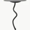 Wandbijzettafel Curvature van messing