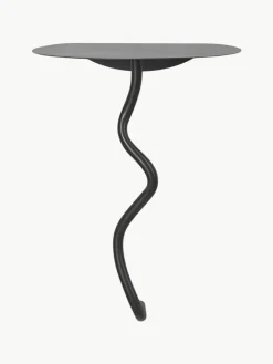 Wandbijzettafel Curvature van messing