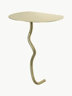 Wandbijzettafel Curvature van messing