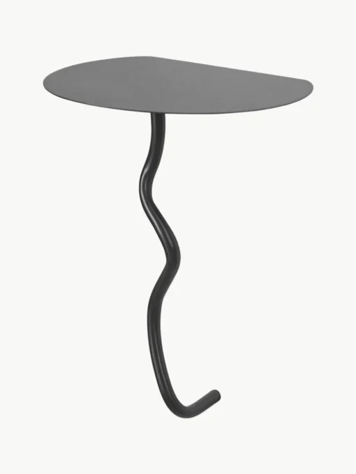 Wandbijzettafel Curvature van messing