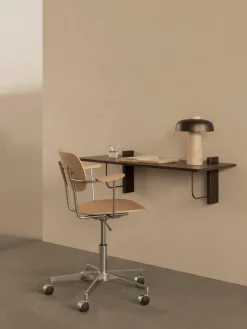 Wandbureau Corbel van eikenhout