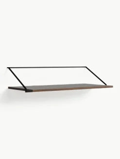Wandbureau Rail van hout en metaal