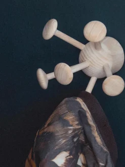 Wandhaak Ash van essenhout