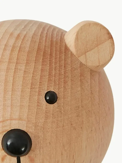 Wandhaak Bear van beukenhout