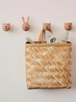 Wandhaak Rabbit van beukenhout