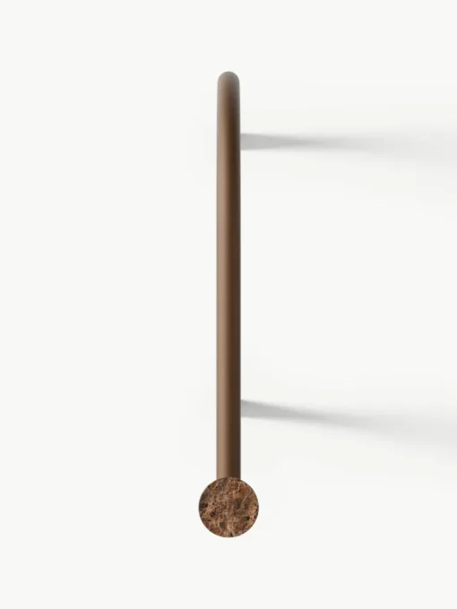 Wandkapstok Disa met marmeren haken