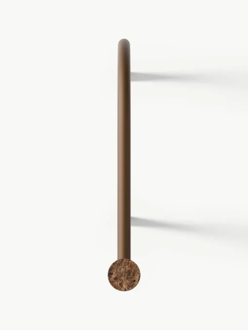 Wandkapstok Disa met marmeren haken