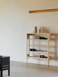 Wandkapstok Echo van eikenhout, B 88 cm