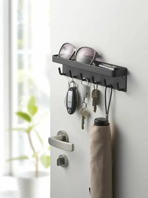 Wandkapstok Smart met magnetische achterkant