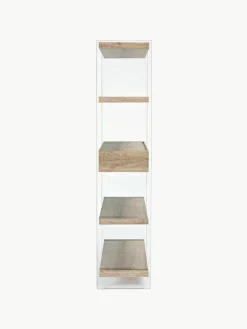 Wandkast Kenya met glazen wanden en 5 planken