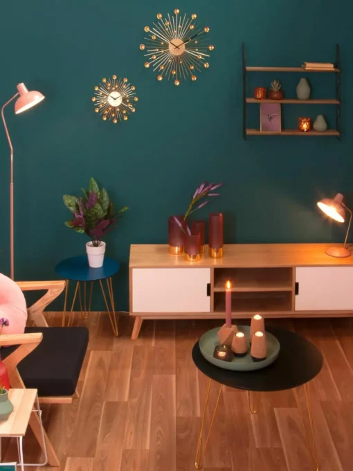 Wandklok Sunburst