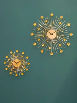 Wandklok Sunburst