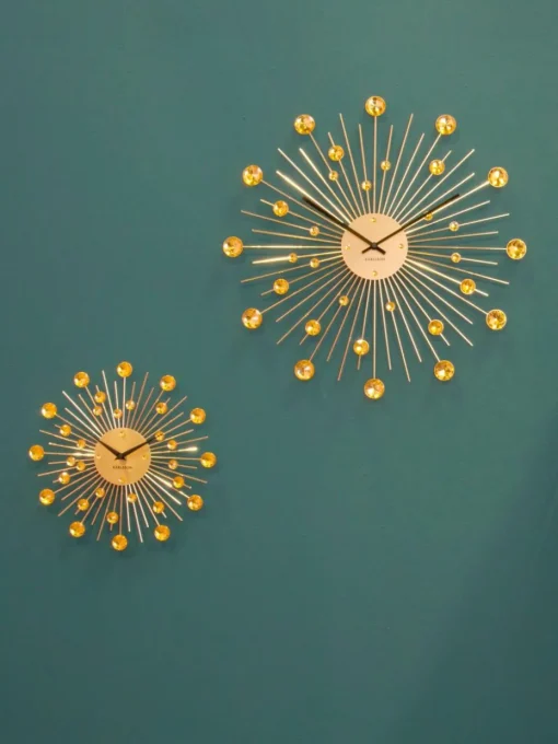 Wandklok Sunburst