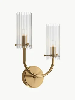 Wandlamp Arco met geribbeld oppervlak