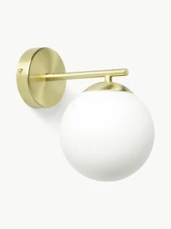 Wandlamp Atlanta van opaalglas