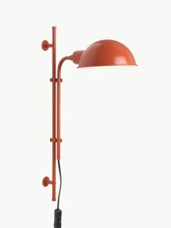 Wandlamp Funiculí met stekker en verstelbare lampenkap