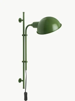 Wandlamp Funiculí met stekker en verstelbare lampenkap