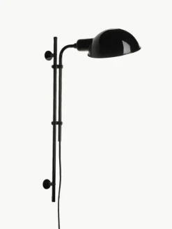 Wandlamp Funiculí met stekker en verstelbare lampenkap