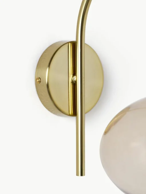 Wandlamp Nyra van gekleurd glas