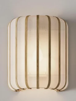 Wandlamp Salma van bamboehout