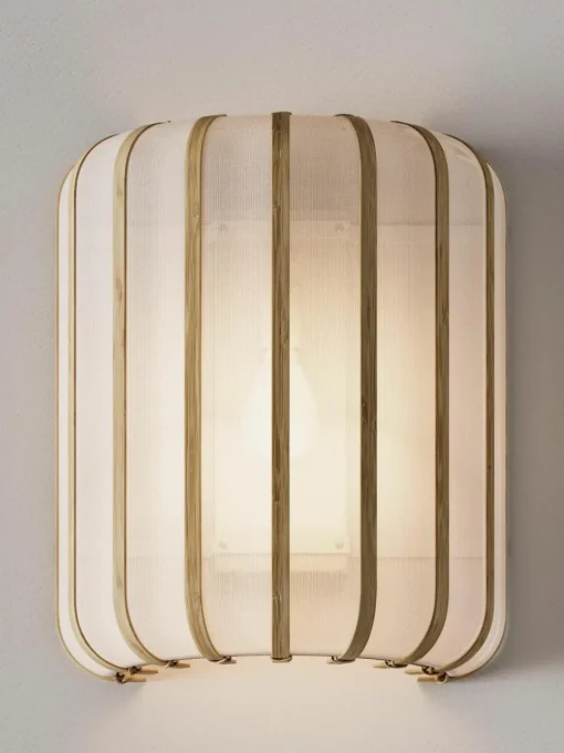 Wandlamp Salma van bamboehout