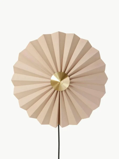 Wandlamp Tenty van papier met stekker