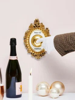 Wandobject Bell Press voor champagne