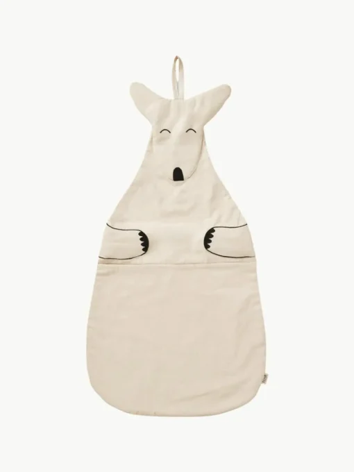 Wandopbergmand Kangaroo van katoen