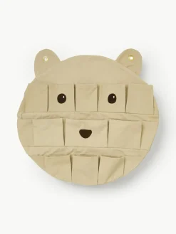 Wandorganizer Bear van biologisch katoen
