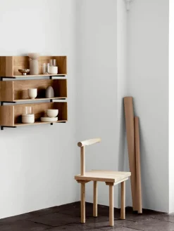 Wandplank Stack van eikenhout