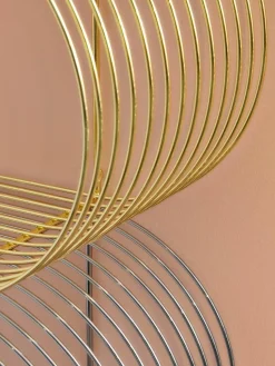 Wandrek Curva van metaal, B 61 cm