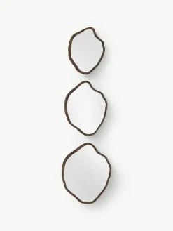 Wandspiegelset Bello in organische vorm, set van 3