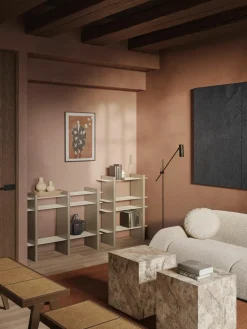 Wandtafel Rami met metalen elementen
