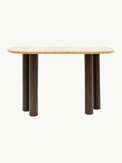 Wandtafel Trevi met travertijn tafelblad