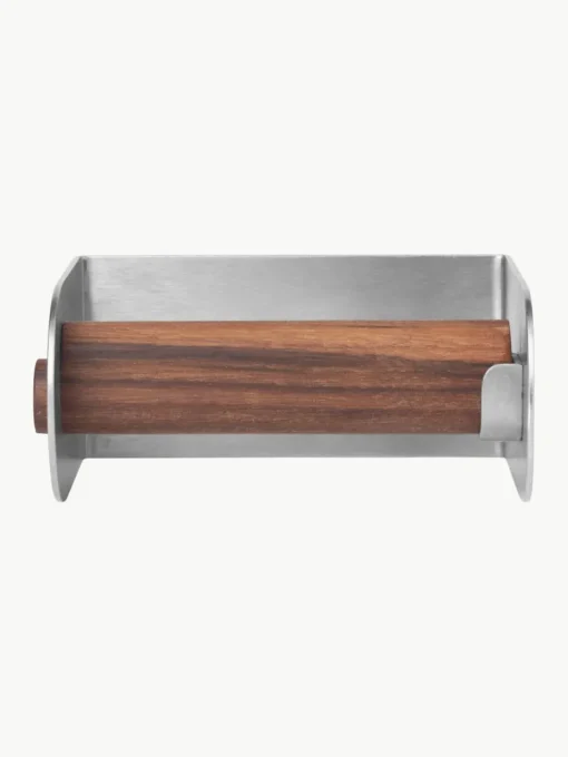 Wandtoiletrolhouder Deuvel van walnoothout