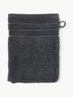 Washandjes Luxe met gestreepte rand, 2 stuks