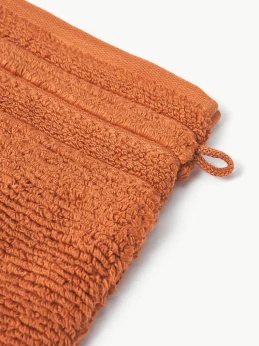 Washandjes Luxe met gestreepte rand, 2 stuks