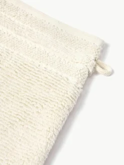 Washandjes Luxe met gestreepte rand, 2 stuks