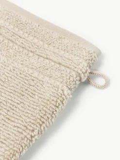 Washandjes Luxe met gestreepte rand, 2 stuks