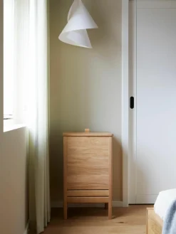Wasmand A Line van eikenhout
